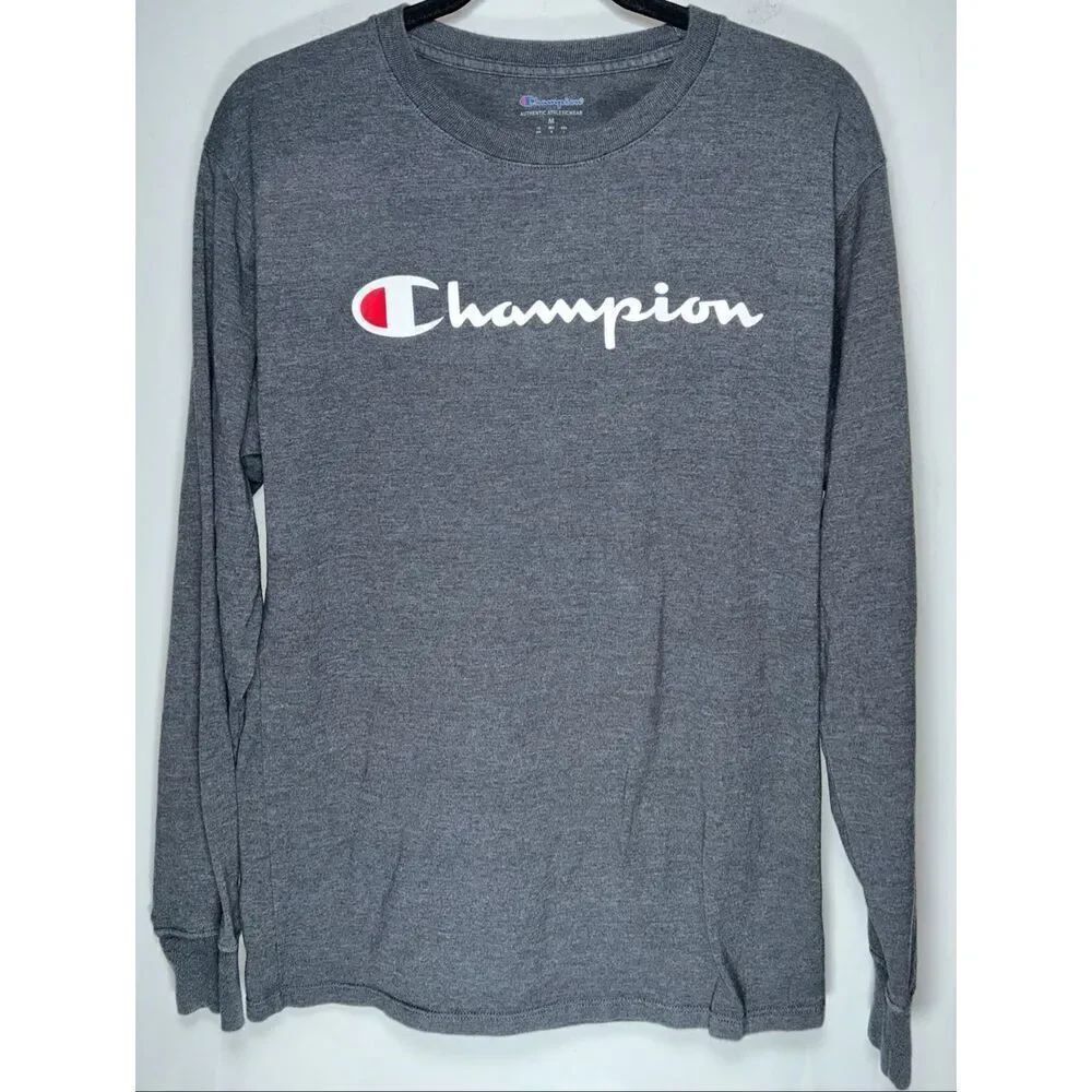 Champion men's long sleeve t-shirt size medium
